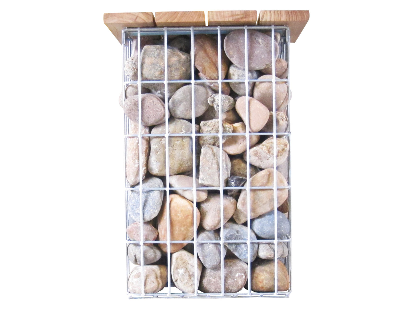 Taburete galvanizado en caliente MW 5 x 10 cm, TEAK