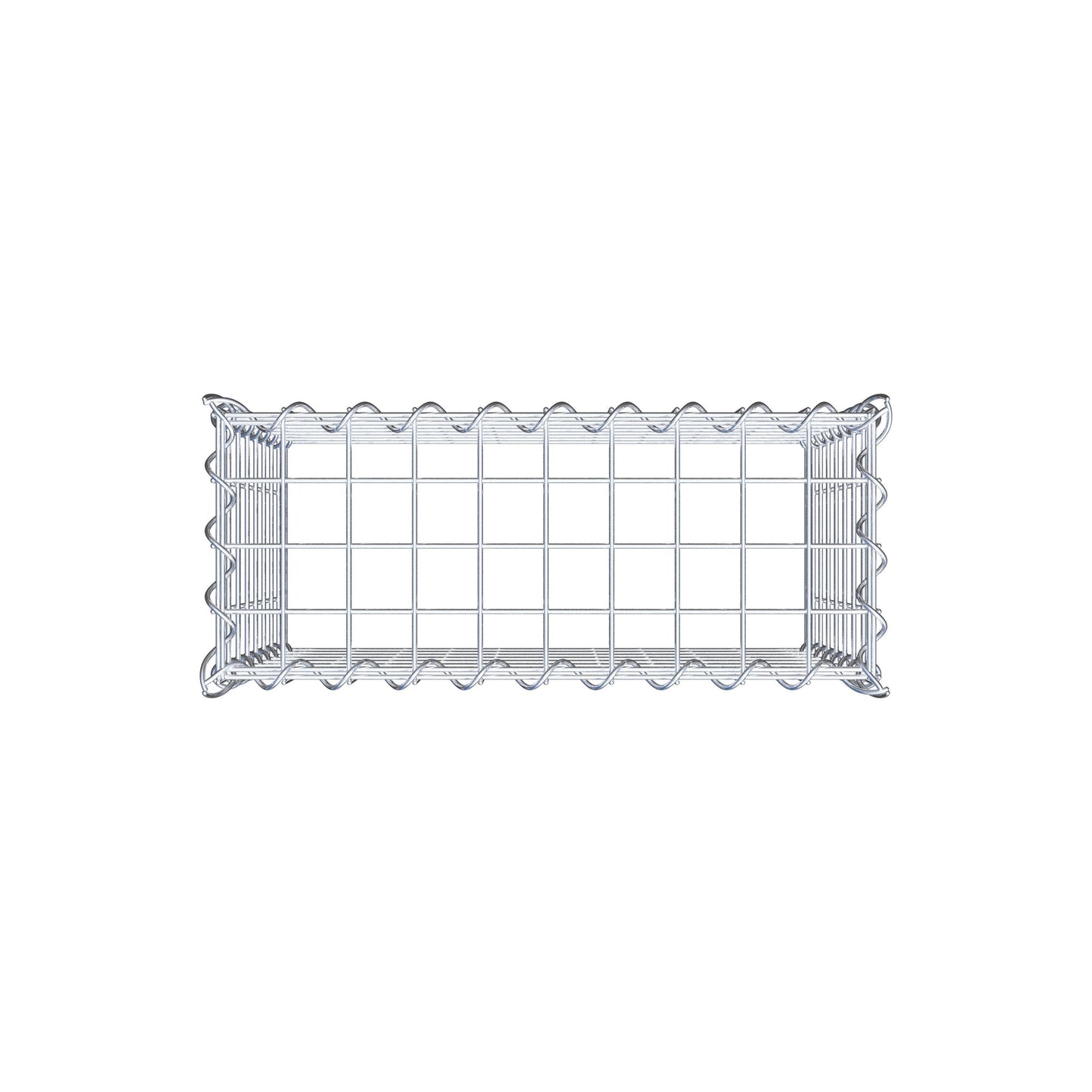 Anbaugabione Typ 3 50 cm x 40 cm x 20 cm (L x H x T), Maschenweite 5 cm x 5 cm, Spirale