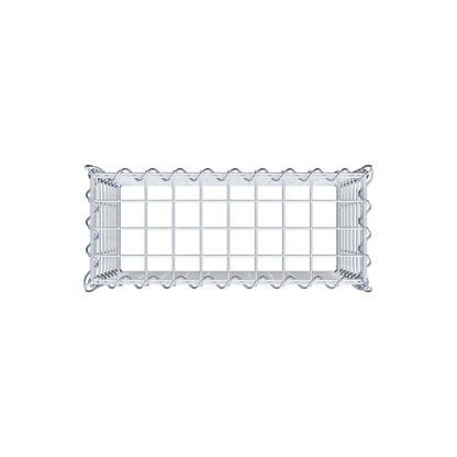 Anbaugabione Typ 3 50 cm x 40 cm x 20 cm (L x H x T), Maschenweite 5 cm x 5 cm, Spirale