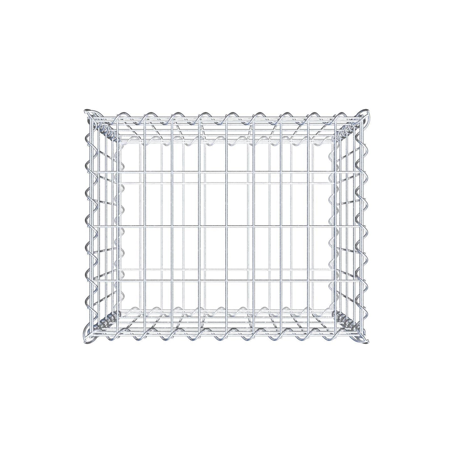 Gabion 50 cm x 40 cm x 40 cm (L x H x P), mailles 5 cm x 10 cm, spirale