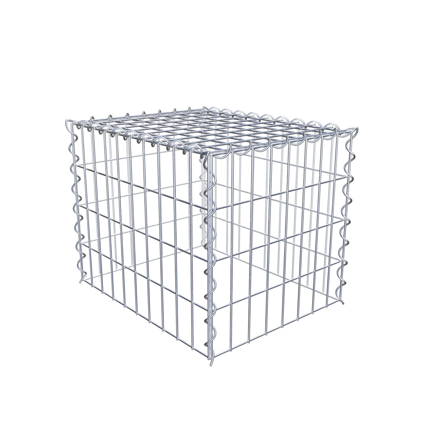 Extra gabion typ 3 50 cm x 40 cm x 40 cm (L x H x D), maskstorlek 5 cm x 10 cm, spiral
