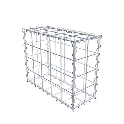 Gabion 50 cm x 40 cm x 20 cm (L x H x D), maskestørrelse 10 cm x 10 cm, spiral