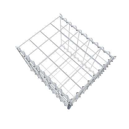 Gabion rapporté type 2 50 cm x 40 cm x 40 cm (L x H x P), mailles 10 cm x 10 cm, spirale