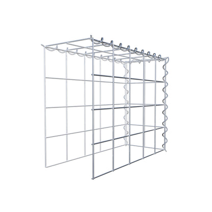 Gabion rapporté type 4 50 cm x 40 cm x 20 cm (L x H x P), mailles 10 cm x 10 cm, spirale