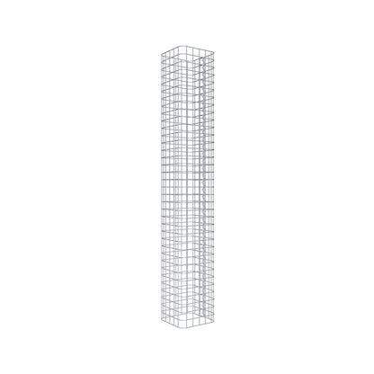 Colonna di gabbioni 27 x 27 cm MW 5 x 5 cm quadrato