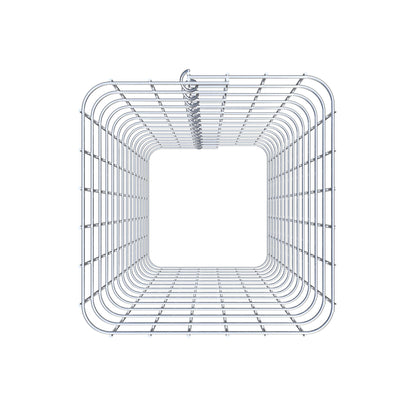 Coluna de gabião 32 x 32 cm MW 5 x 5 cm quadrado