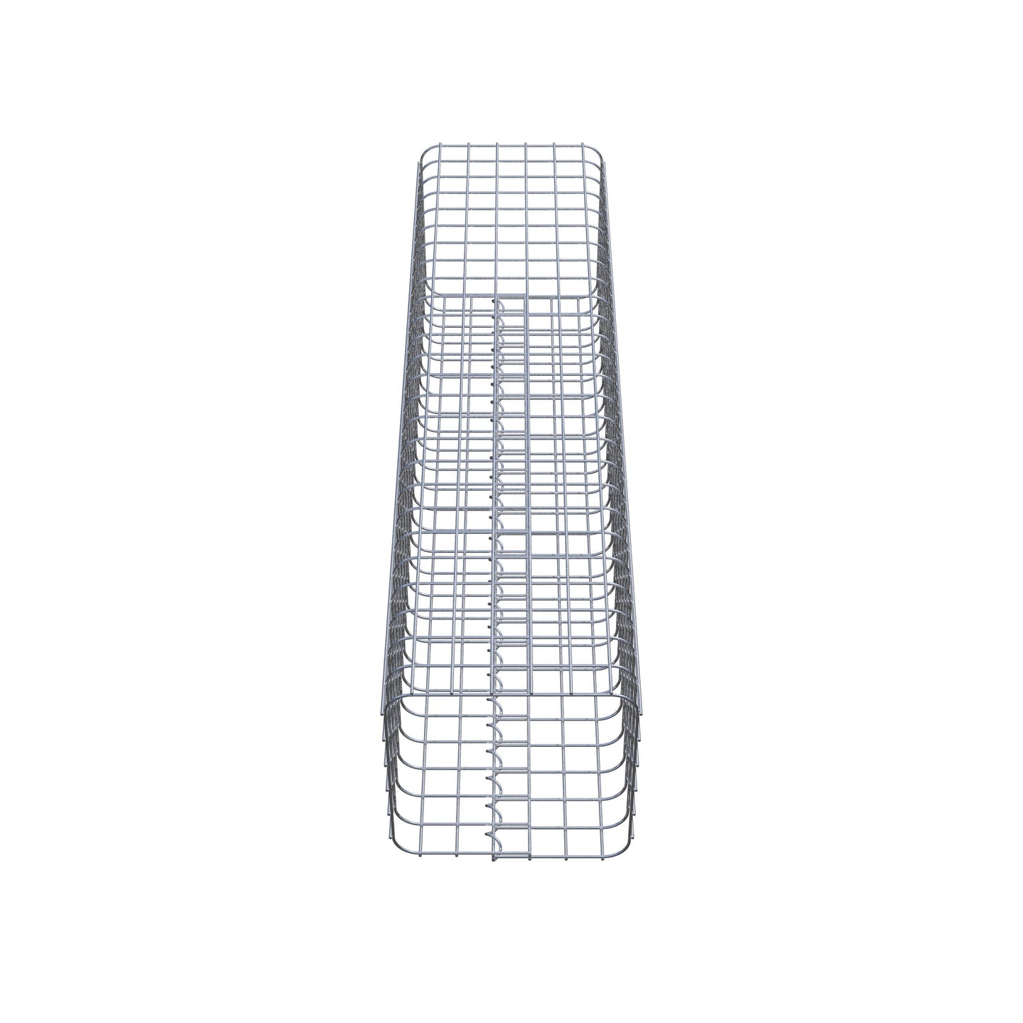 Coluna de gabião 32 x 32 cm MW 5 x 5 cm quadrado