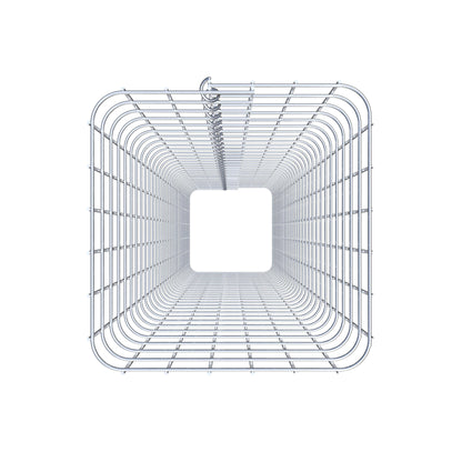 Coluna de gabião 32 x 32 cm MW 5 x 5 cm quadrado