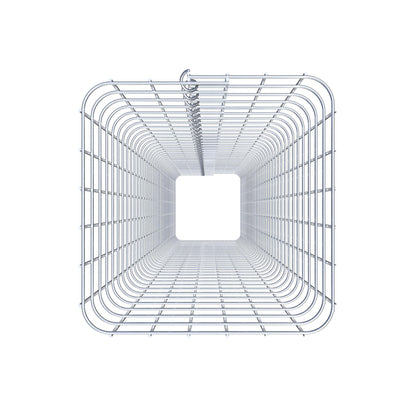 Coluna de gabião 32 x 32 cm MW 5 x 5 cm quadrado