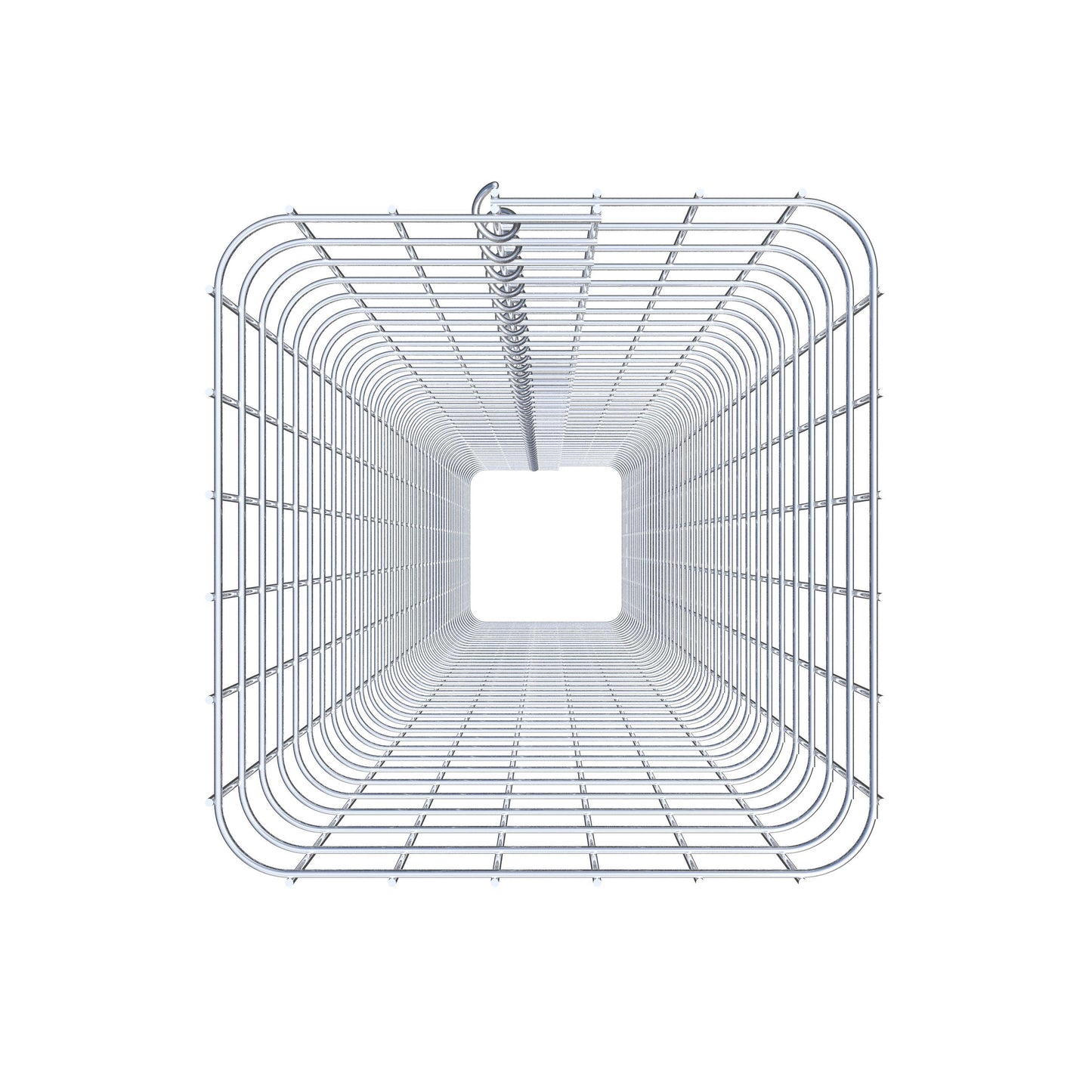 Coluna de gabião 32 x 32 cm MW 5 x 5 cm quadrado