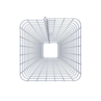 Coluna de gabião 32 x 32 cm MW 5 x 5 cm quadrado