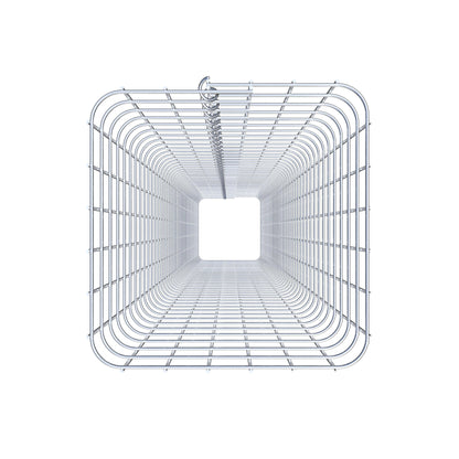 Coluna de gabião 32 x 32 cm MW 5 x 5 cm quadrado