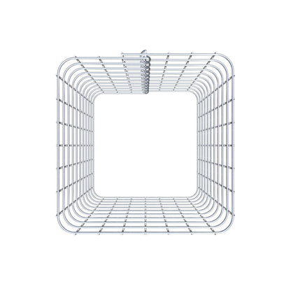 Columna de gaviones 37 x 37 cm MW 5 x 5 cm cuadrado