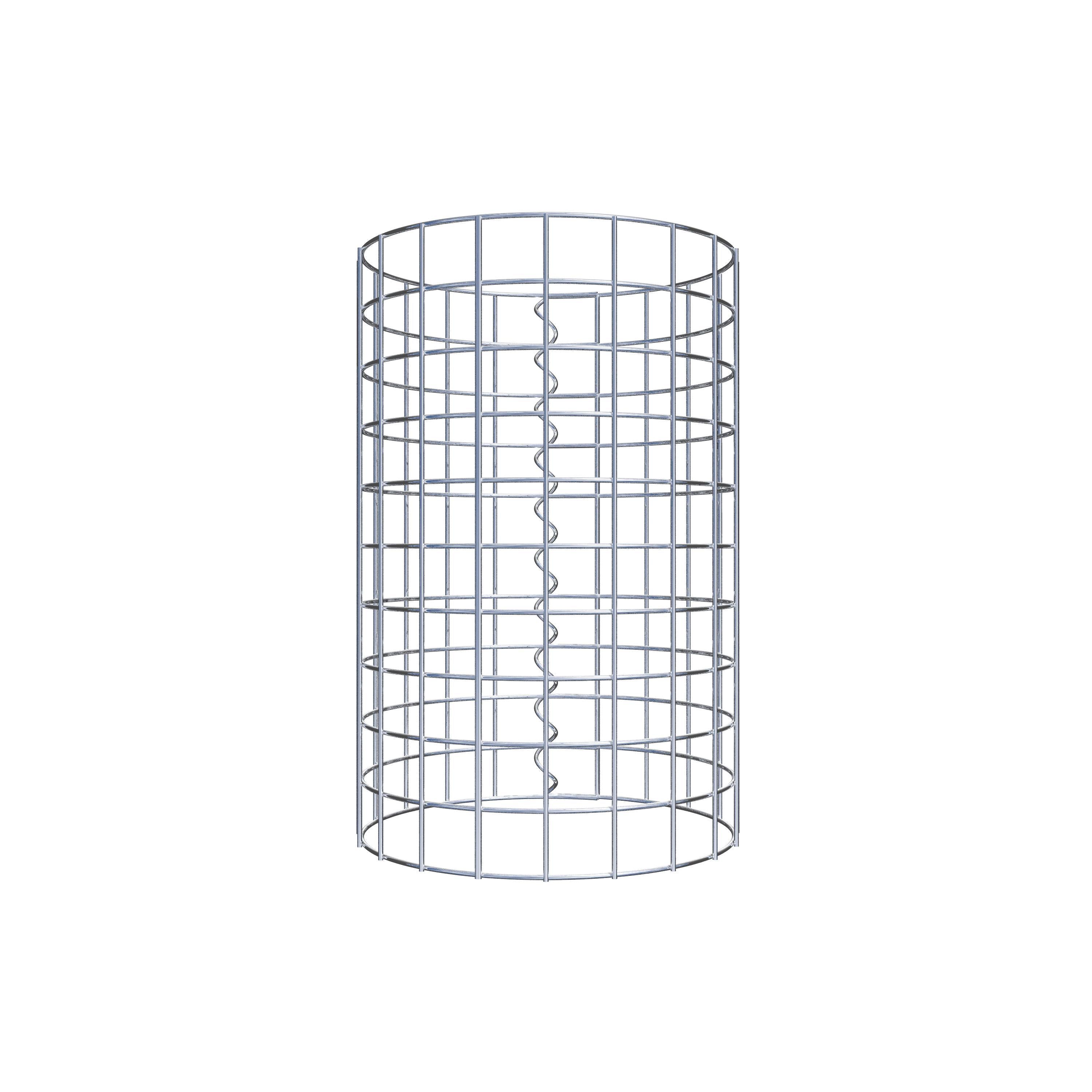 Coluna de gabião diâmetro 32 cm MW 5 x 5 cm redondo