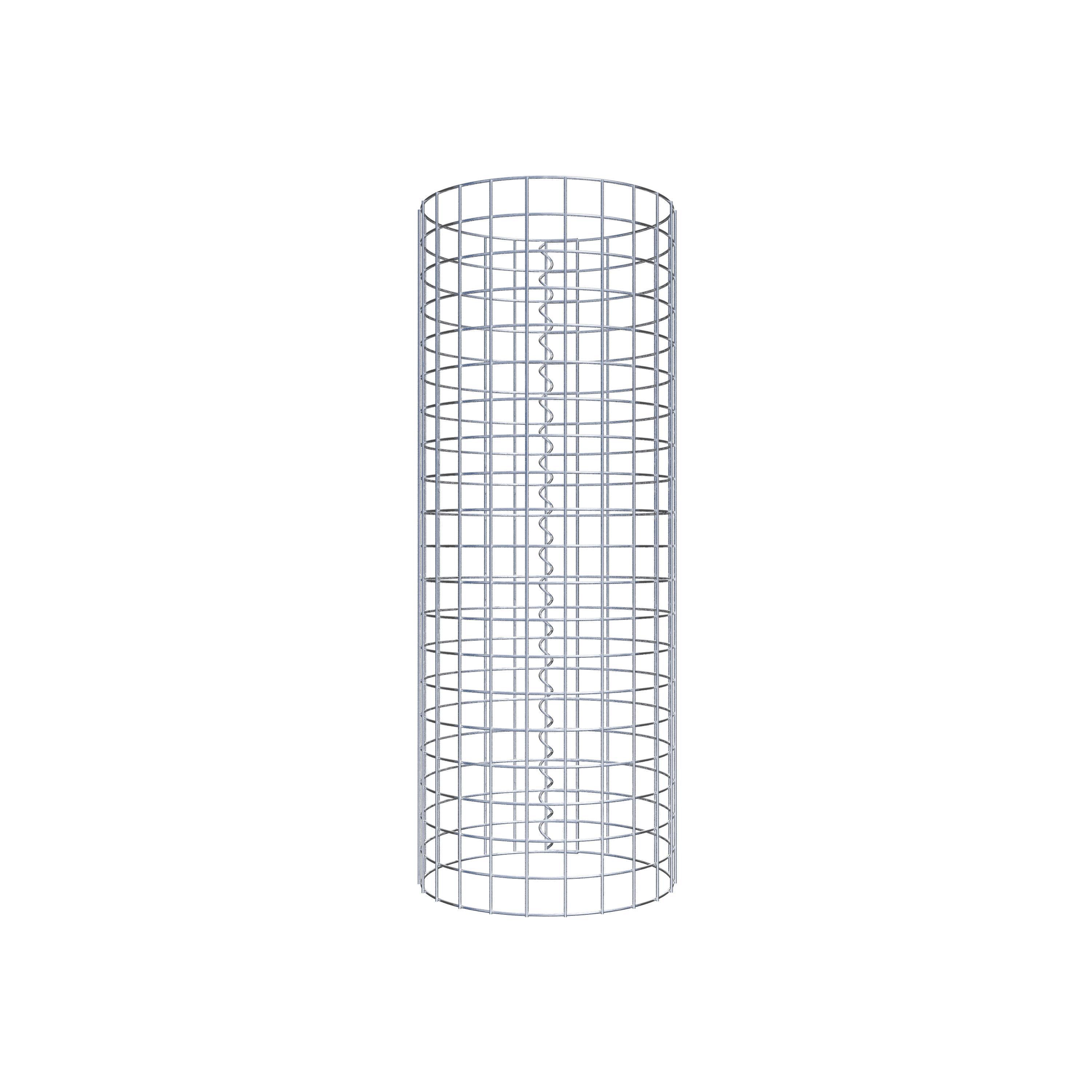 Coluna de gabião diâmetro 37 cm MW 5 x 5 cm redondo