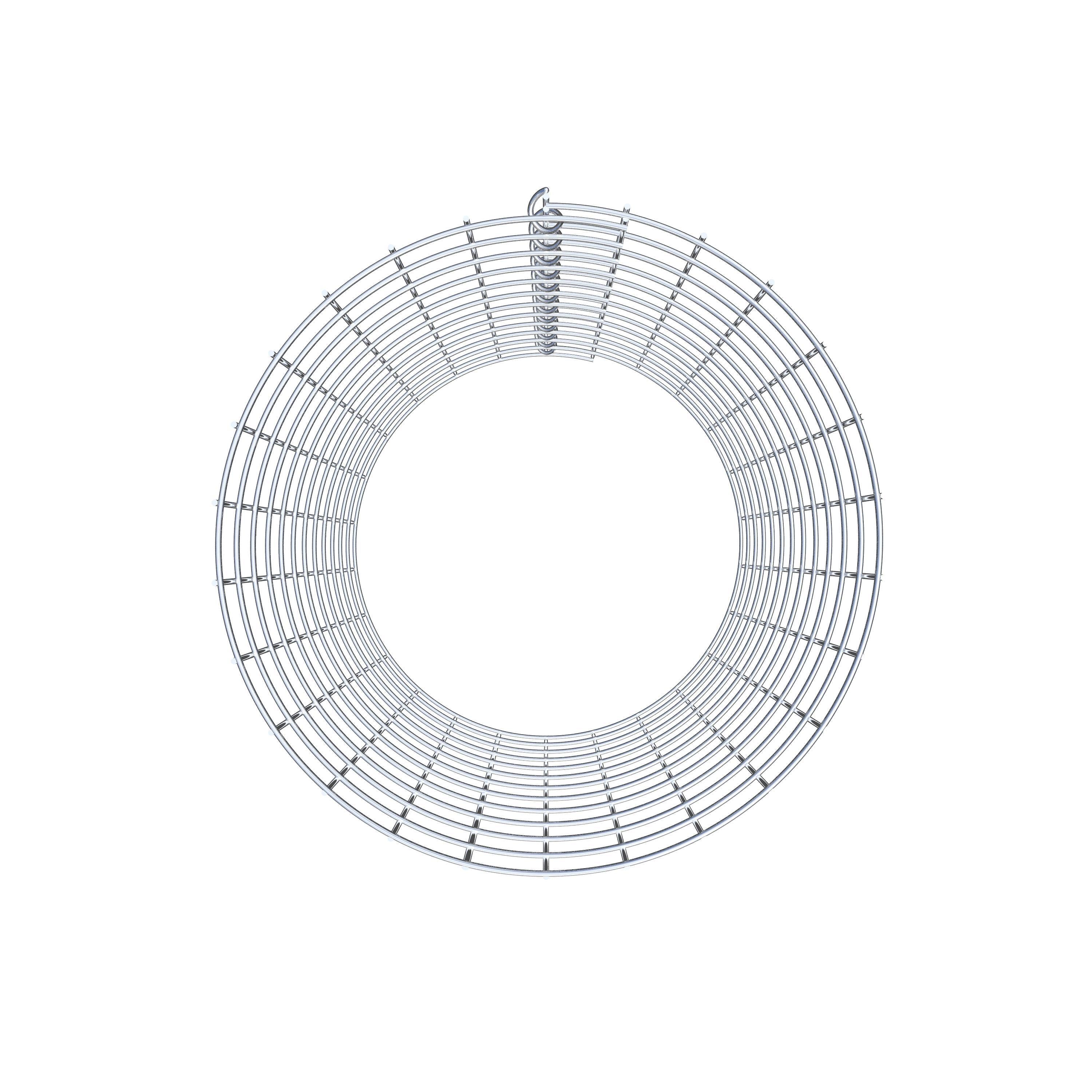 Schanskorfkolom diameter 42 cm MW 5 x 5 cm rond