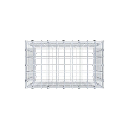 Schanskorf 50 cm x 50 cm x 30 cm (L x H x D), maaswijdte 5 x 5 cm, spiraalring