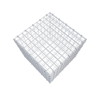 Gabião 50 cm x 50 cm x 50 cm (C x A x P), malhagem 5 x 5 cm, anel espiral