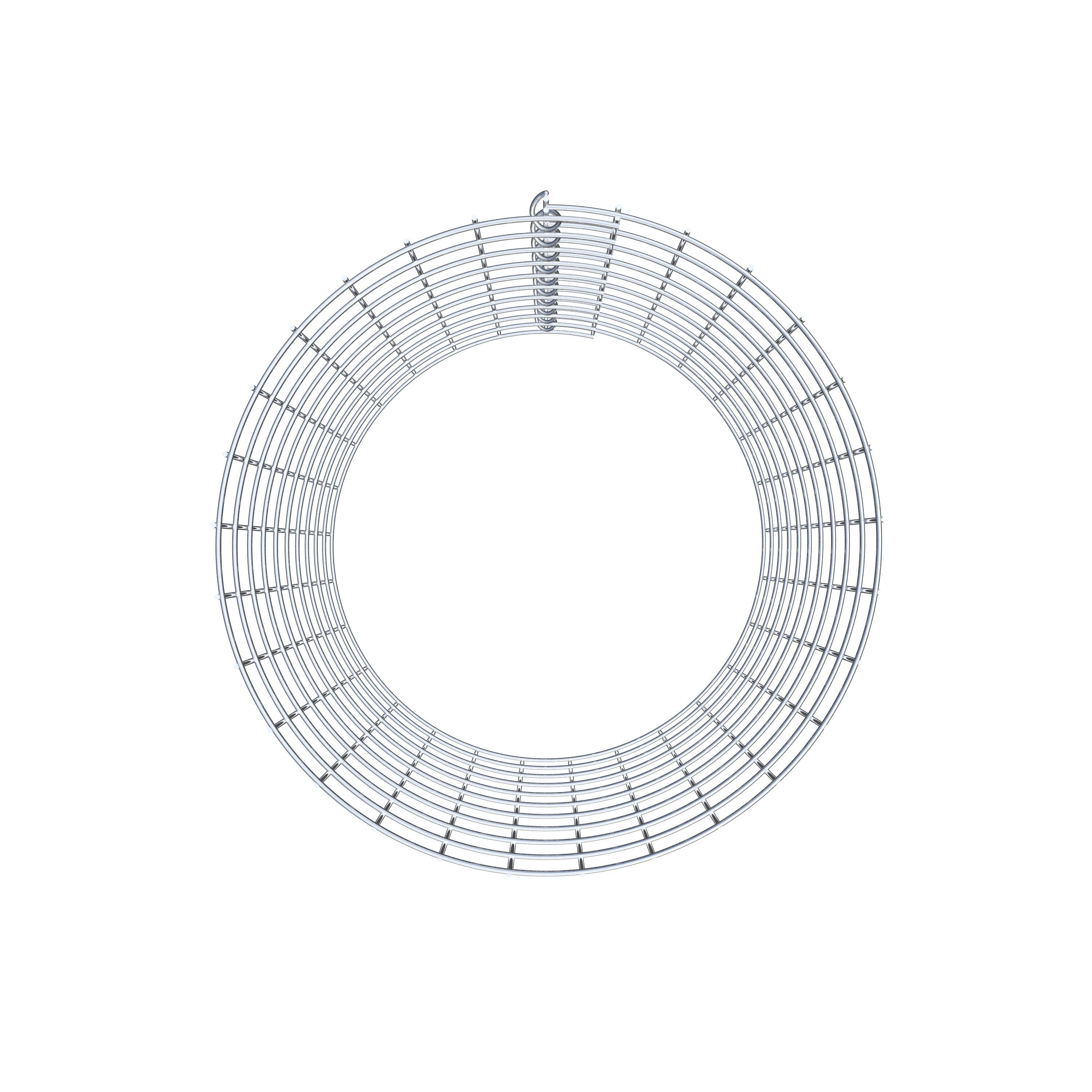 Schanskorfkolom diameter 47 cm MW 5 x 5 cm rond