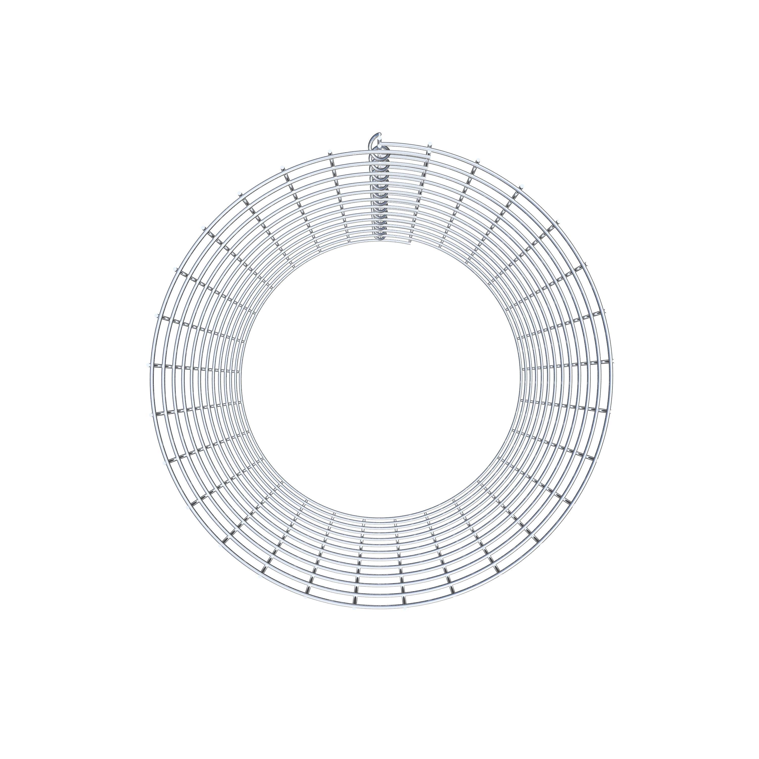 Schanskorfkolom diameter 47 cm MW 5 x 5 cm rond