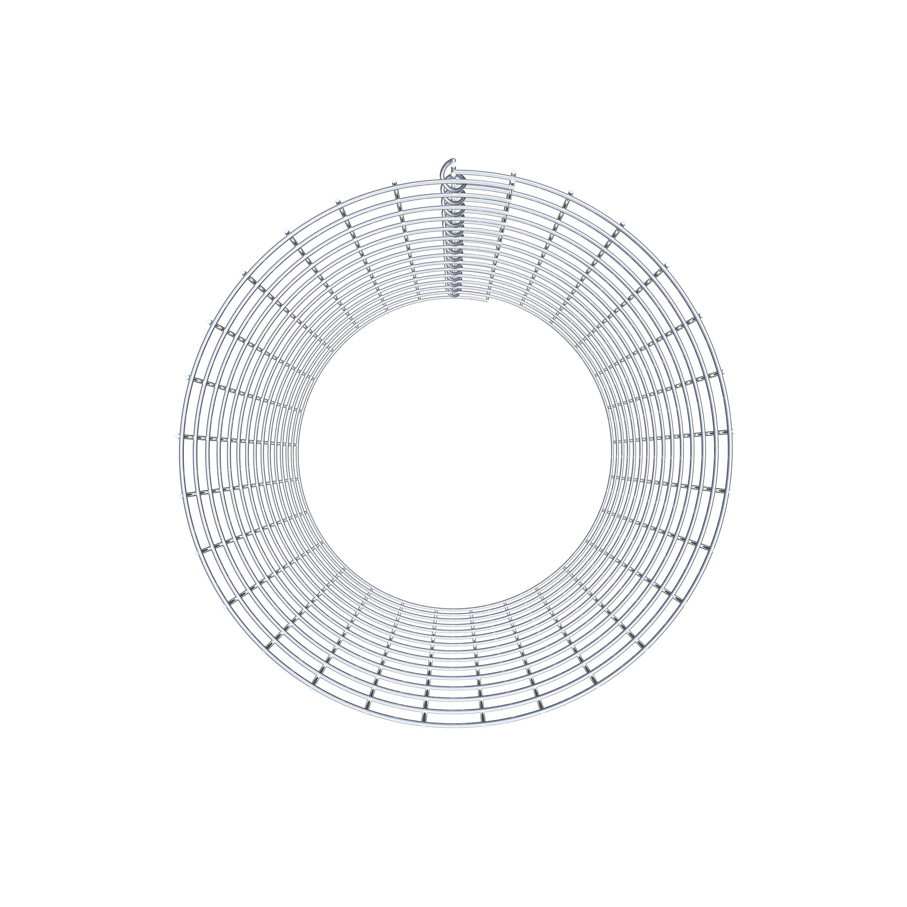 Schanskorfkolom diameter 47 cm MW 5 x 5 cm rond