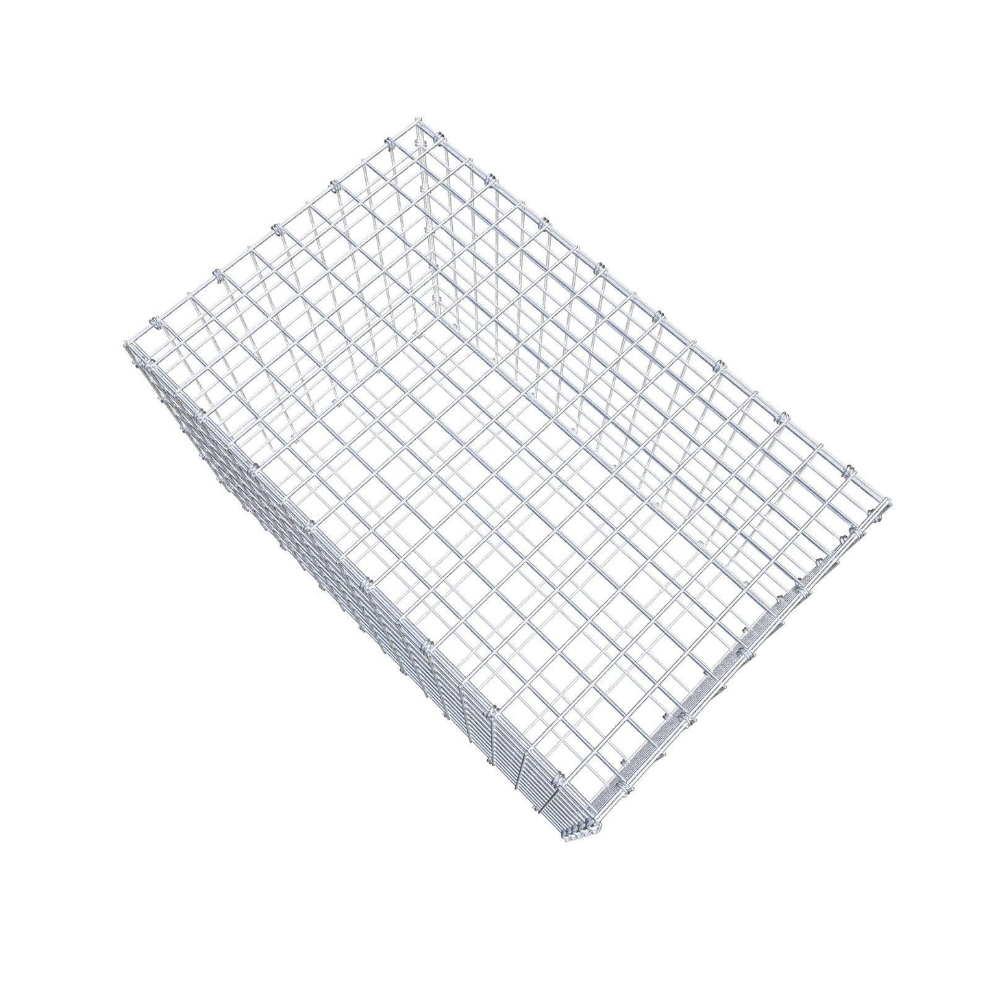 Gabion 80 cm x 50 cm x 50 cm (L x H x D), mesh size 5 x 5 cm, spiral ring