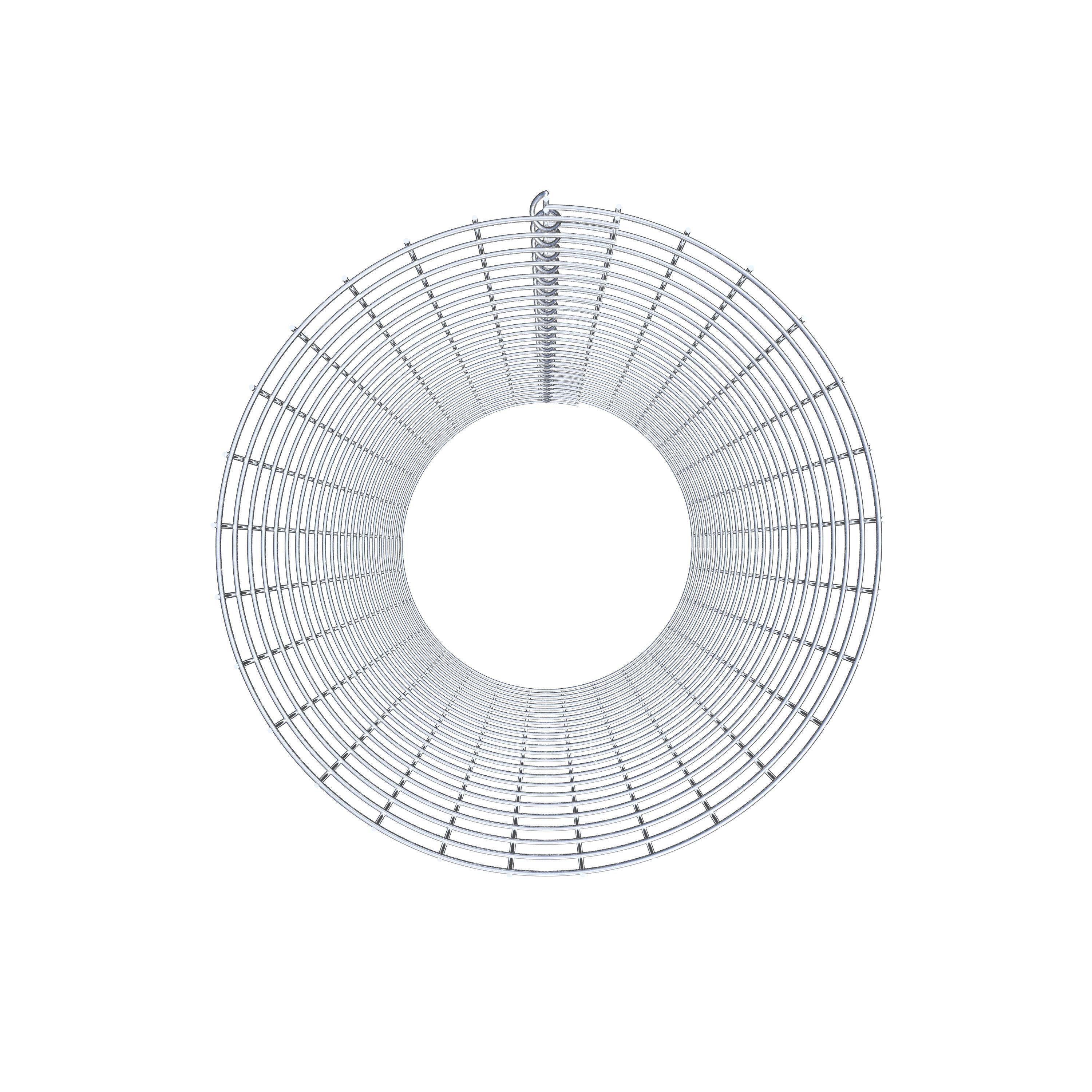 Schanskorfkolom diameter 47 cm MW 5 x 5 cm rond