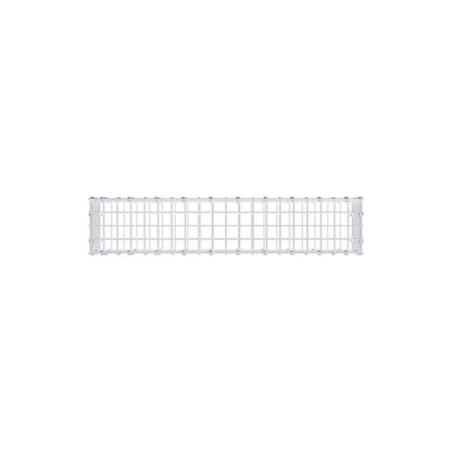 Gabione 100 cm x 20 cm x 20 cm (L x H x T), Maschenweite 5 x 5 cm, Spiralring
