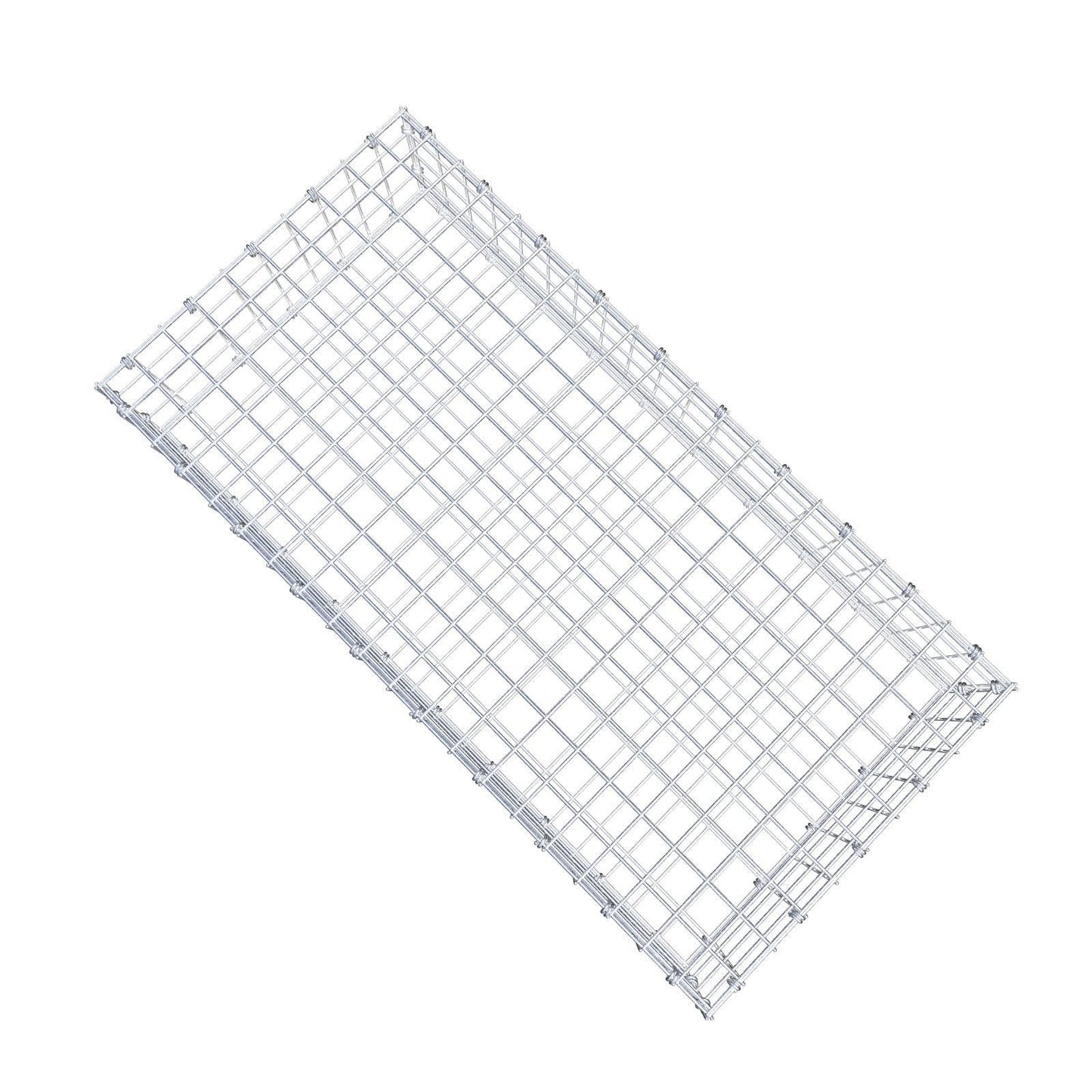 Schanskorf 100 cm x 20 cm x 50 cm (L x H x D), maaswijdte 5 x 5 cm, spiraalring