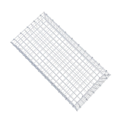 Schanskorf 100 cm x 20 cm x 50 cm (L x H x D), maaswijdte 5 x 5 cm, spiraalring