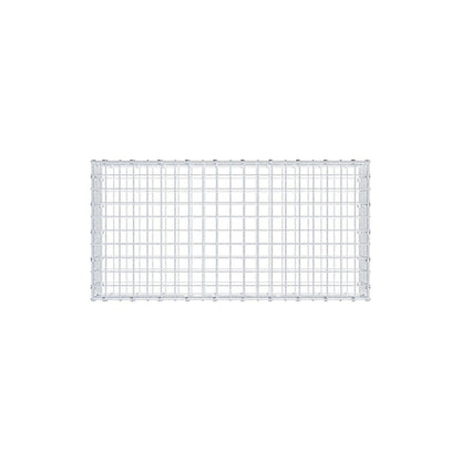 Schanskorf 100 cm x 20 cm x 50 cm (L x H x D), maaswijdte 5 x 5 cm, spiraalring