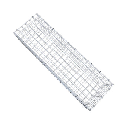 Gabion 100 cm x 30 cm x 30 cm (L x H x D), maskestørrelse 5 x 5 cm, spiralring