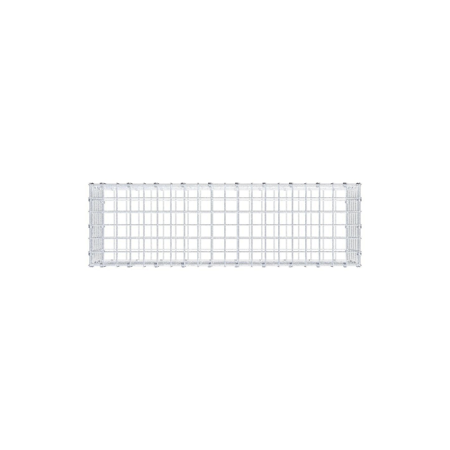 Gabion 100 cm x 30 cm x 30 cm (L x H x D), maskestørrelse 5 x 5 cm, spiralring