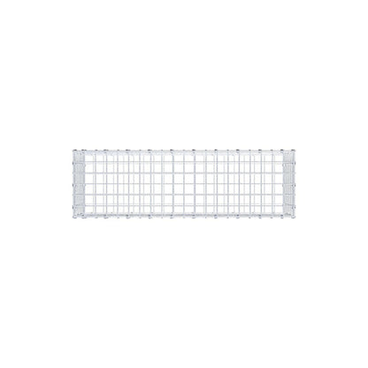 Gabion 100 cm x 30 cm x 30 cm (L x H x D), maskestørrelse 5 x 5 cm, spiralring