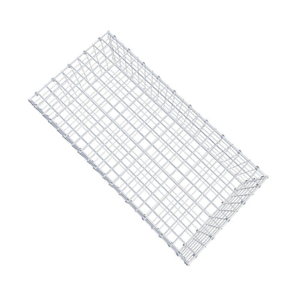 Schanskorf 100 cm x 30 cm x 50 cm (L x H x D), maaswijdte 5 x 5 cm, spiraalring