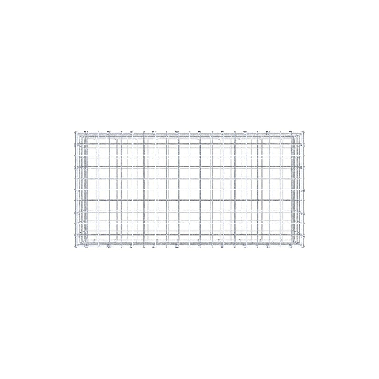 Schanskorf 100 cm x 30 cm x 50 cm (L x H x D), maaswijdte 5 x 5 cm, spiraalring