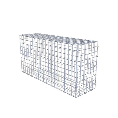 Gabion 100 cm x 50 cm x 30 cm (L x H x P), mailles 5 x 5 cm, anneau en spirale