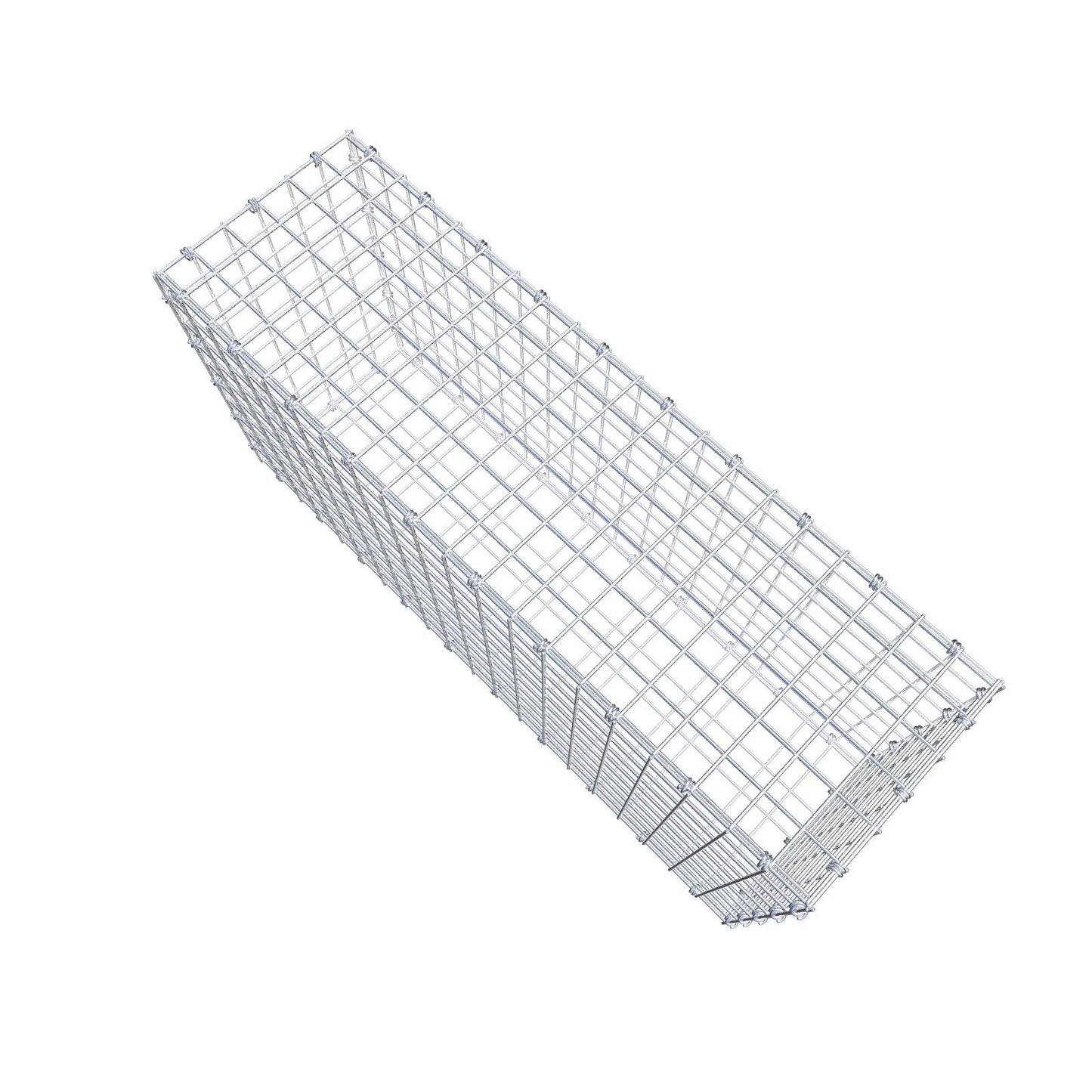 Gabion 100 cm x 50 cm x 30 cm (L x H x P), mailles 5 x 5 cm, anneau en spirale