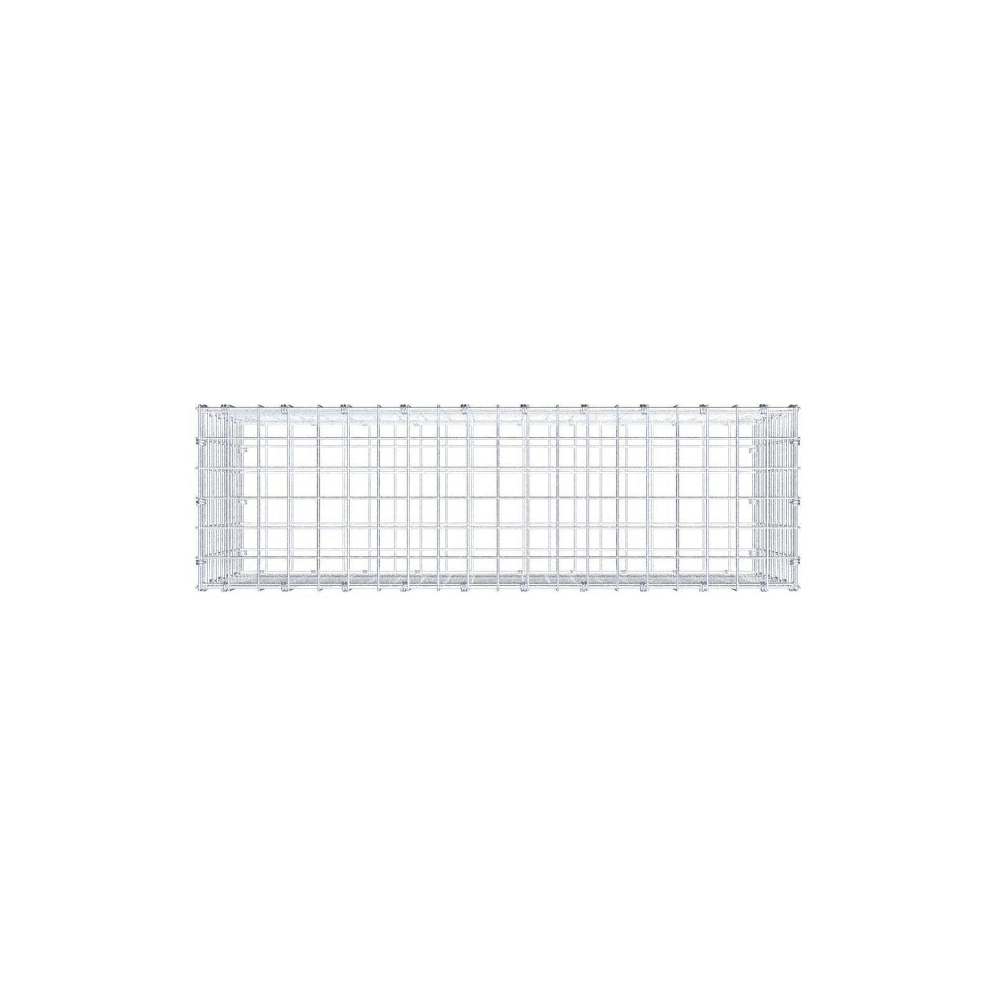 Gabion 100 cm x 50 cm x 30 cm (L x H x P), mailles 5 x 5 cm, anneau en spirale