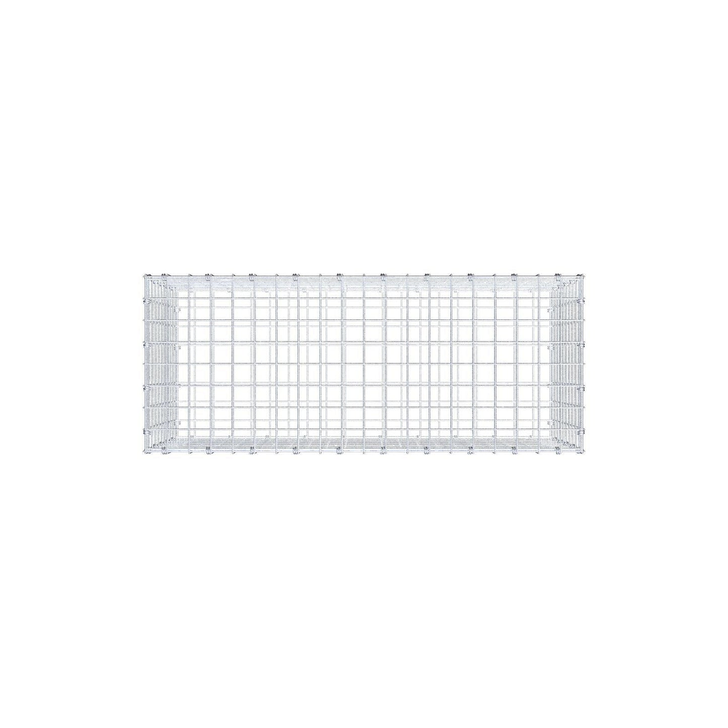 Schanskorf 100 cm x 50 cm x 40 cm (L x H x D), maaswijdte 5 x 5 cm, spiraalring