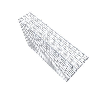 Gabion 100 cm x 70 cm x 20 cm (L x H x P), mailles 5 x 5 cm, anneau en spirale