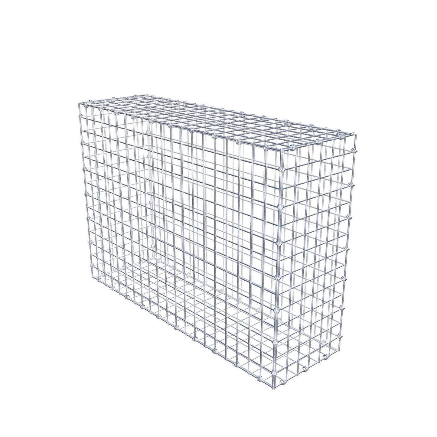 Gabion 100 cm x 70 cm x 30 cm (L x H x D), maskestørrelse 5 x 5 cm, spiralring
