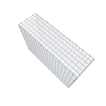 Gabion 100 cm x 70 cm x 30 cm (L x H x D), maskestørrelse 5 x 5 cm, spiralring