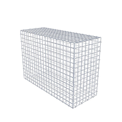 Gabion 100 cm x 70 cm x 40 cm (L x H x D), maskestørrelse 5 x 5 cm, spiralring