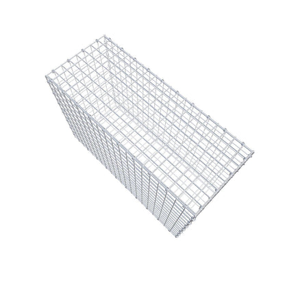Gabion 100 cm x 70 cm x 40 cm (L x H x D), maskestørrelse 5 x 5 cm, spiralring