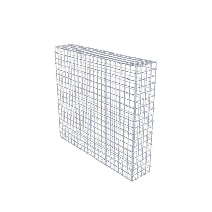 Gabion 100 cm x 90 cm x 20 cm (L x H x P), mailles 5 x 5 cm, anneau en spirale