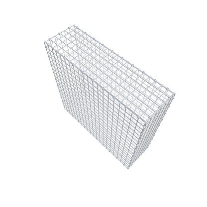 Gabion 100 cm x 100 cm x 30 cm (L x H x P), mailles 5 x 5 cm, anneau en spirale