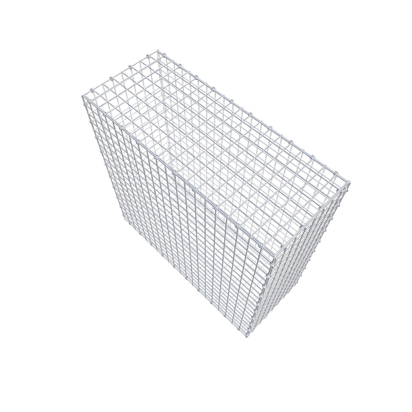 Gabion 100 cm x 100 cm x 40 cm (L x H x P), mailles 5 x 5 cm, anneau en spirale