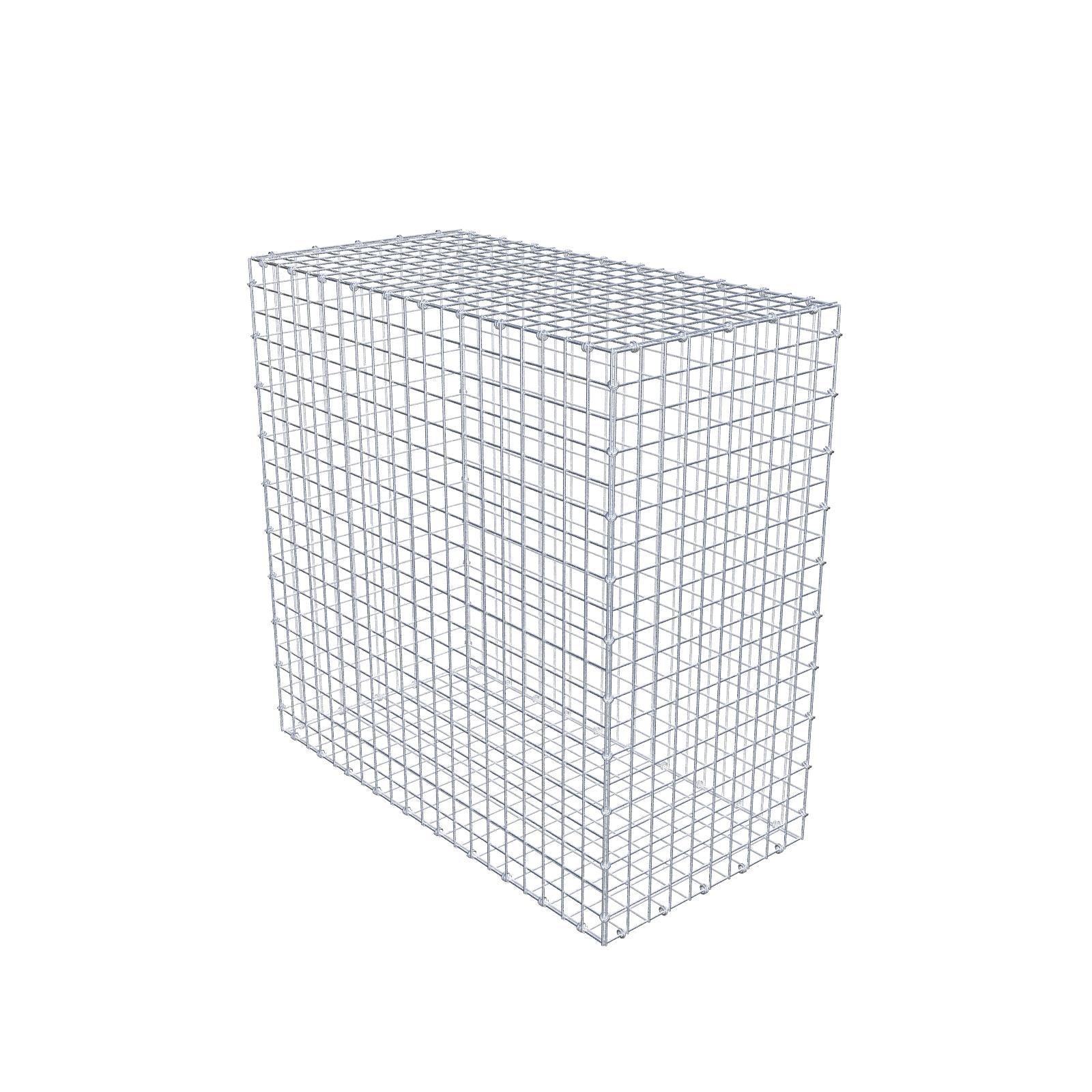 Gabion 100 cm x 100 cm x 50 cm (L x H x P), mailles 5 x 5 cm, anneau en spirale