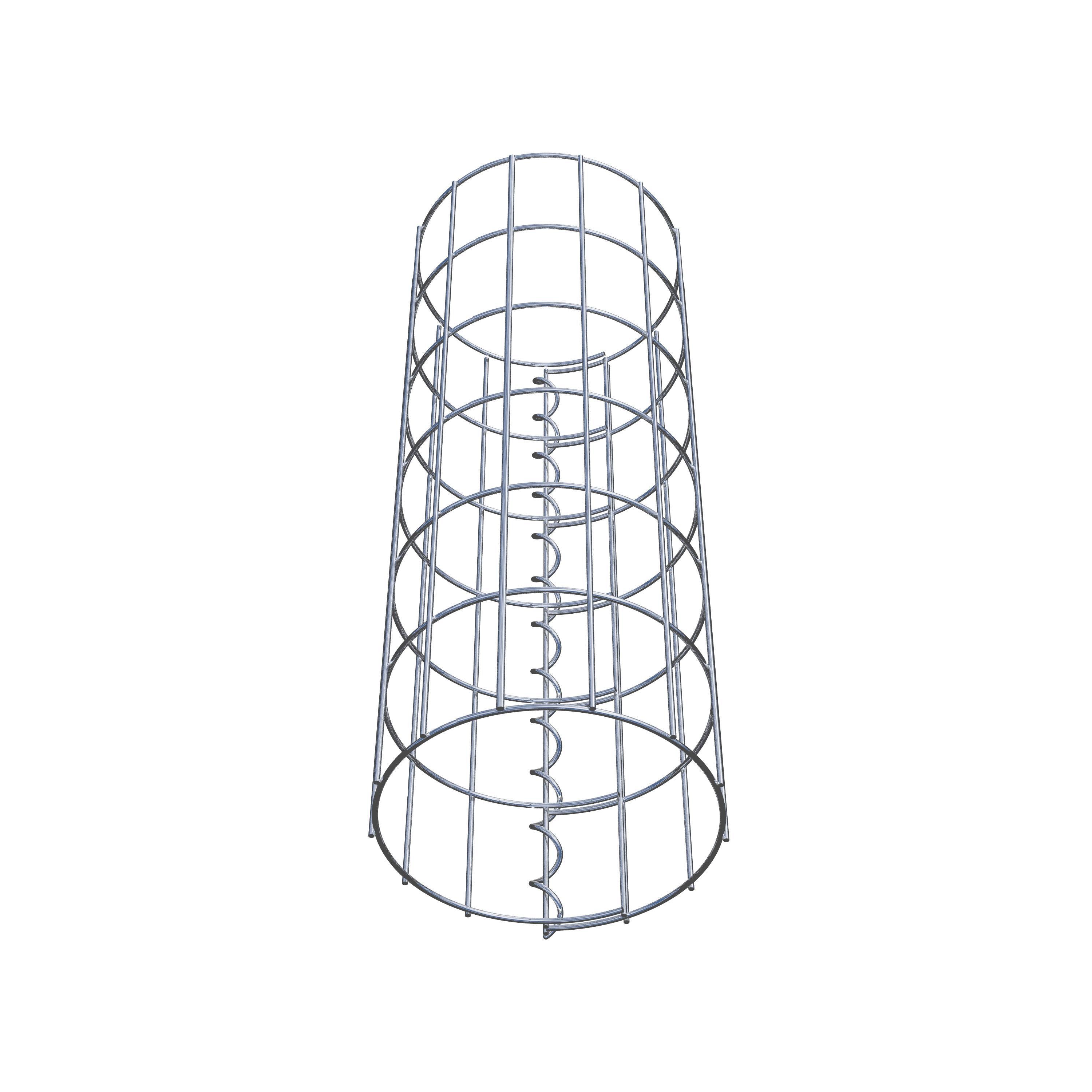 Schanskorfkolom diameter 22 cm, MW 5 x 10 cm rond